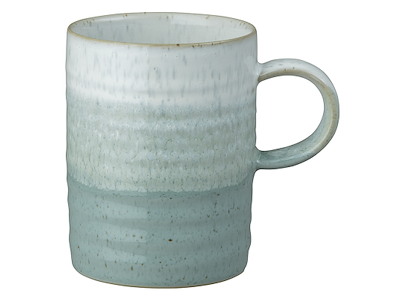 Denby Kiln Mug with Handle – Ridged Green 370 ml