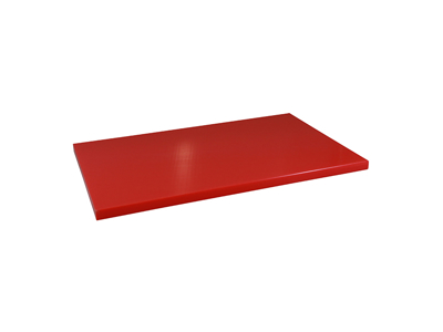 Cutting board polyd Red GN 1/1