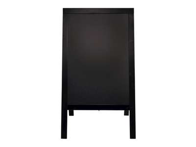 Board 125x69x56.5 cm black lacquered