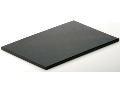 Cutting board polyd Black 30x20x1 cm