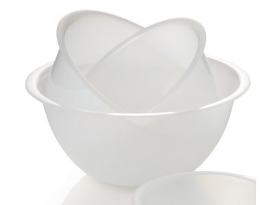 Bowl plastic white 2.5 liters Ø24 cm