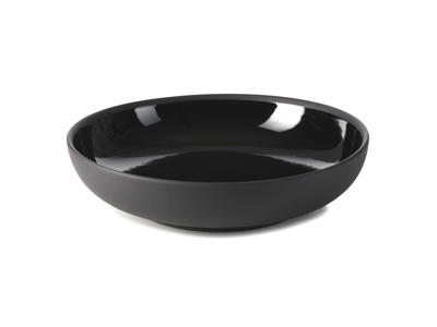 Plate Ø17.5 cm Glossy Black Solid