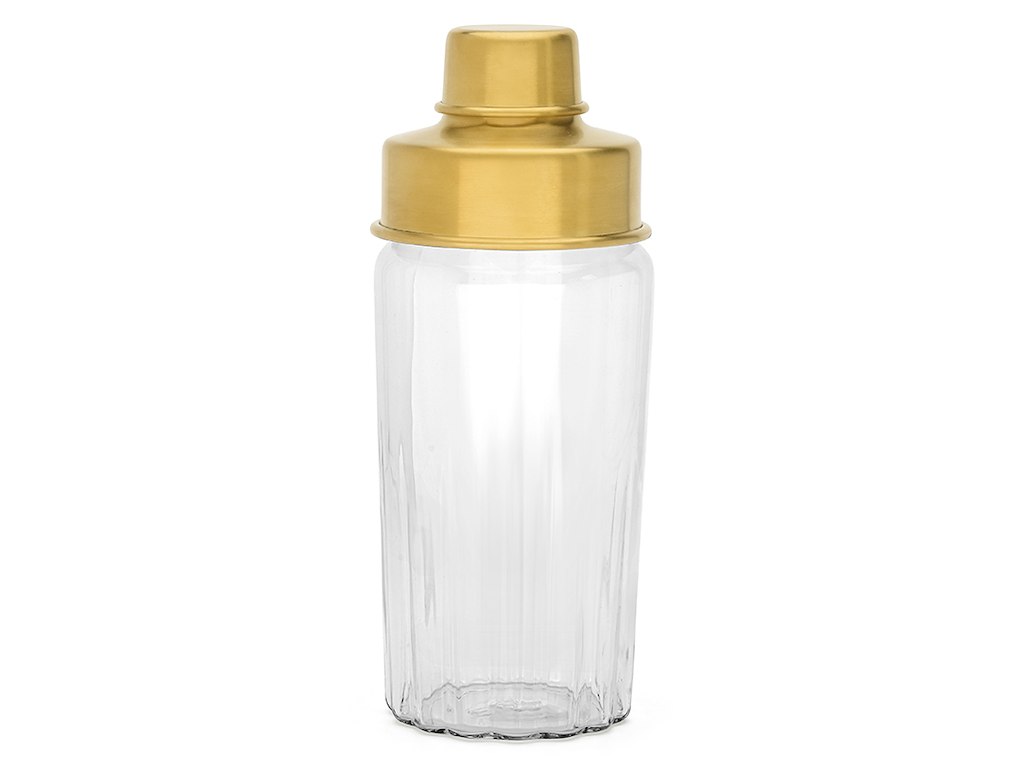 Cocktail shaker Gold Glass 0.5L ARINTO