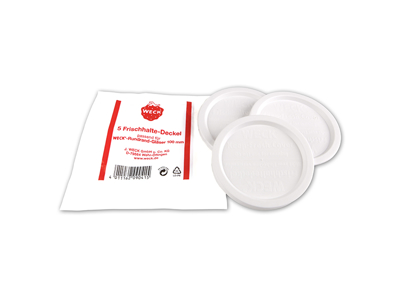 Weck plastic lid white Ø80 5 pcs