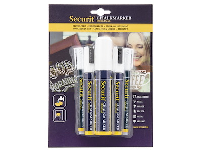 Marker 5-p White 2x1-2mm/2x2-6mm/1x7-15mm