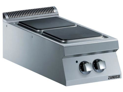 Cooking table 2 square plates el 400 mm 9