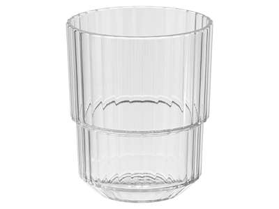 Stackable glass 15cl Plastic