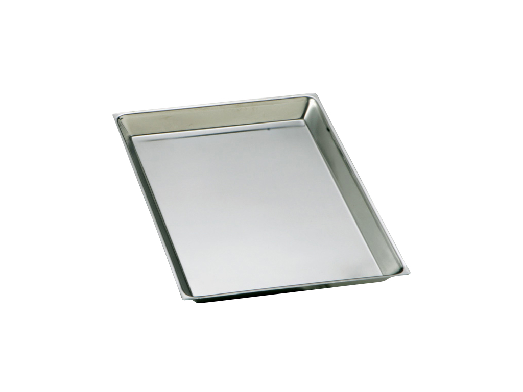 Tray stainless steel 29 x 21 cm