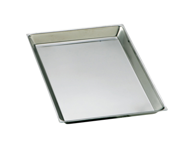 Tray stainless steel 29 x 21 cm