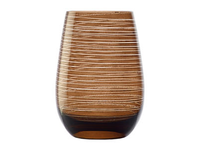 Brown Glass Water Glass 46.5cl - 120x65mm