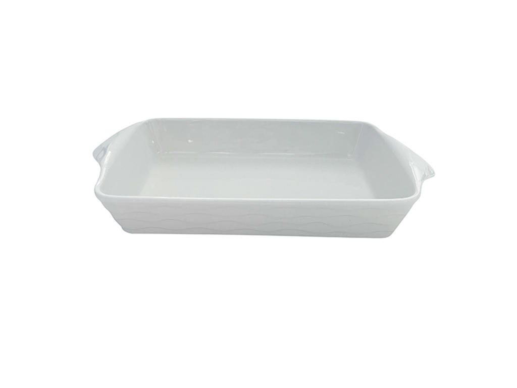 Dish in Porcelain with Handle