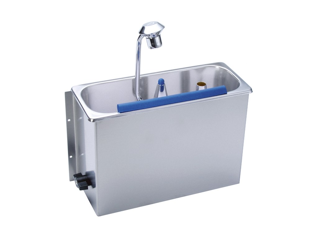 Scoopwasher for ice cream scoops single wall mount.