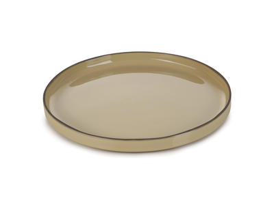 Plate Ø26 cm Beige Caractere