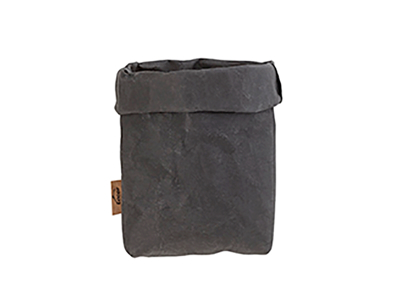 Bread bag black 12x12 cm