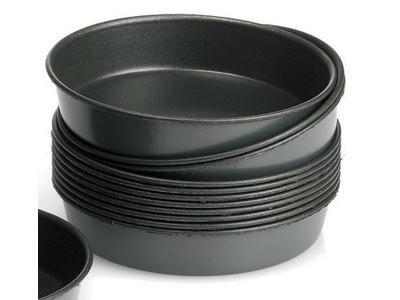 Form round Ø 10 cm H:2 cm non-stick 12 pcs