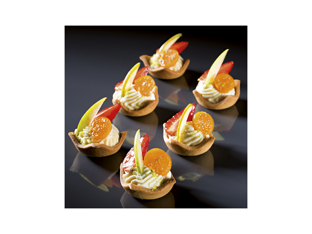 Baking mold Formasil 30 pieces round