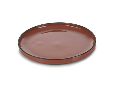 Plate Dessert Ø21 cm Brown Caractere