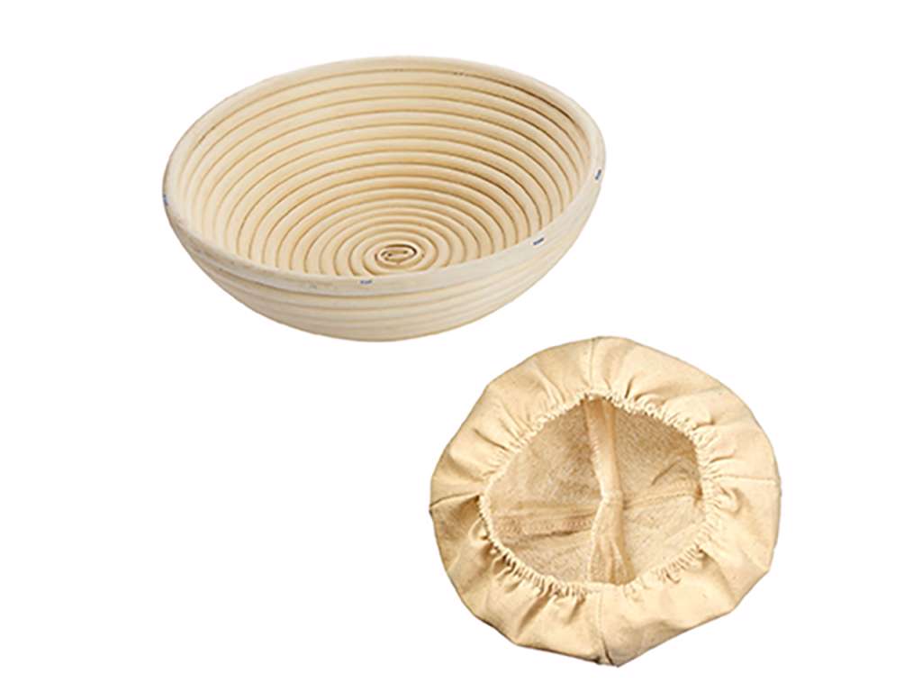 Rising basket round Ø24.5cm with cloth cover