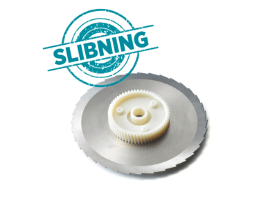 Round knife 120 mm. with trim cutter Ground