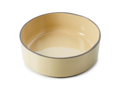 Plate Ø17 cm Beige Caractere