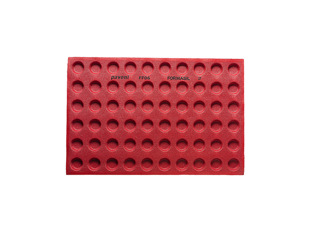 Baking mold Formasil 60 pieces round