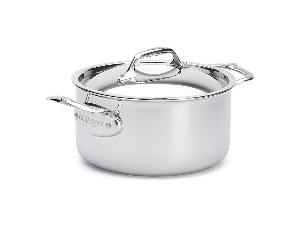 De Buyer Affinity stewpan with lid Ø20 cm