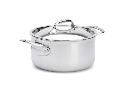 De Buyer Affinity stewpan with lid Ø20 cm