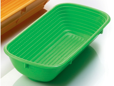 Rising basket Oval 12x27 cm 500 grams Green