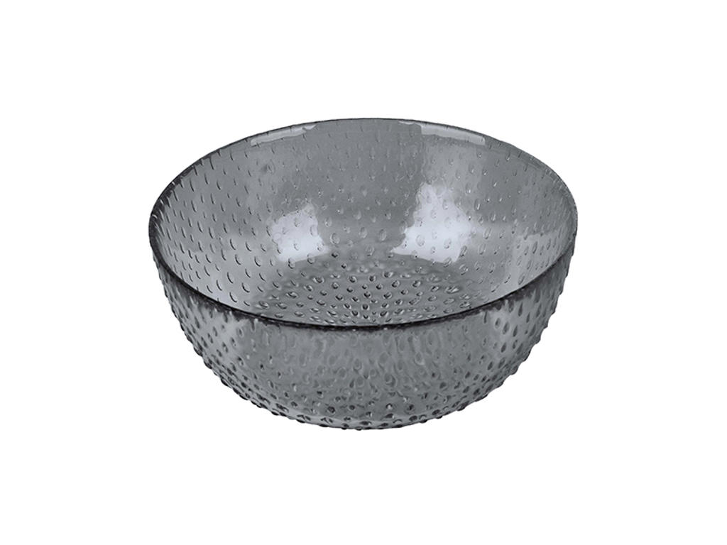 RAW Bowl Glass Ø14 cm Smoke