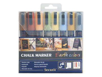 Marker 8 pcs assorted colors 2-6 mm for board