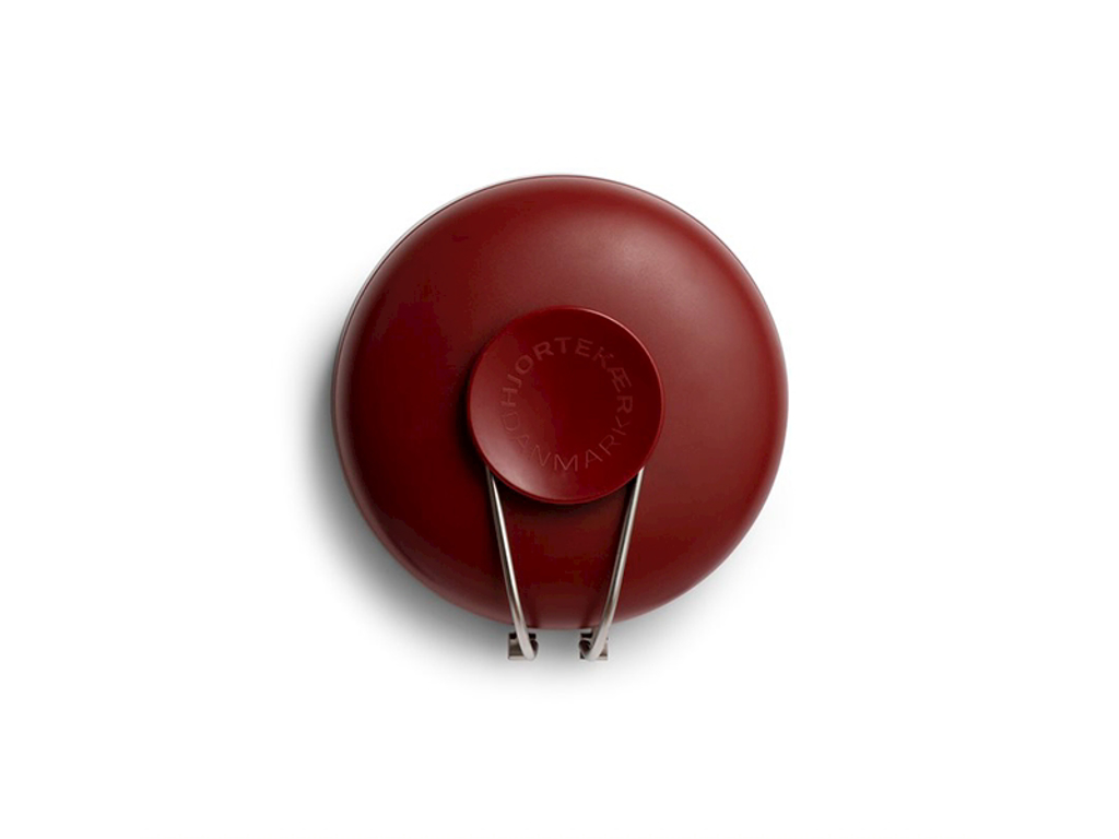 Wally red wall-mounted digital kitchen scale