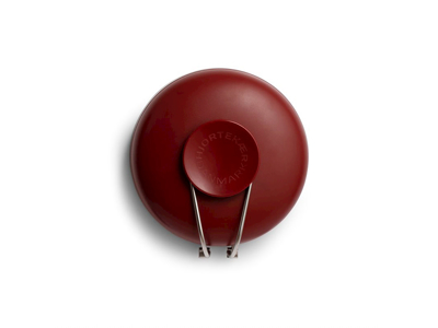 Wally red wall-mounted digital kitchen scale