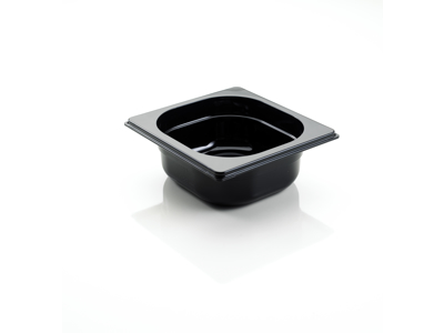 Canteen Polycarbonate Black 1/2 GN 10 cm