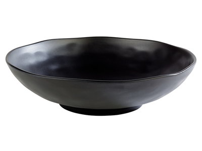 Melamin skål, Sort, 31 cm