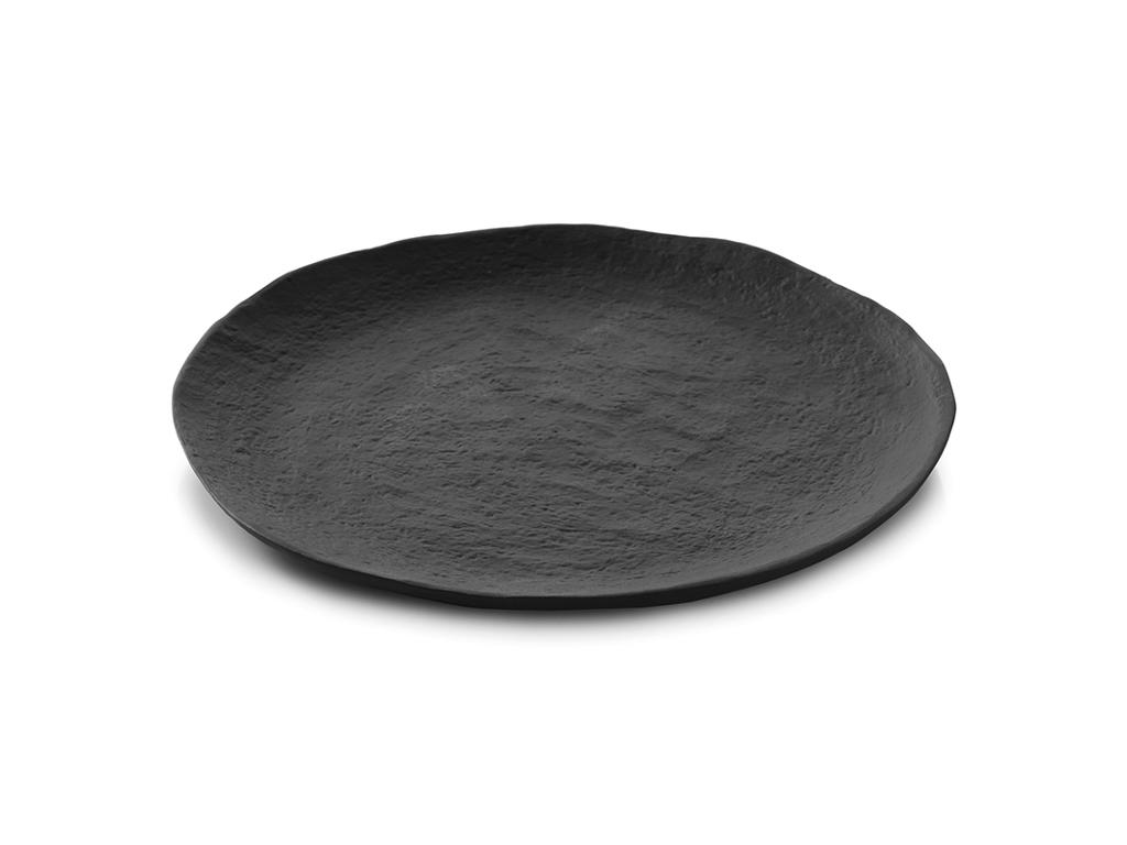 Plate Bread Ø15 cm Unglazed Black Yli