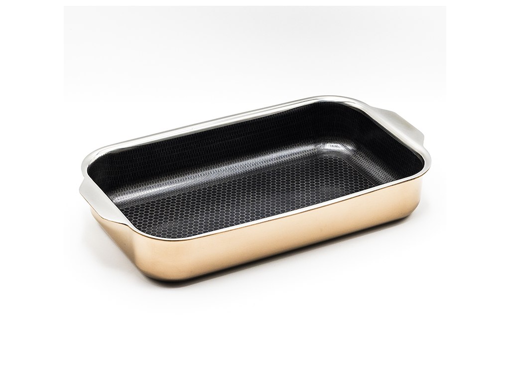 Baking Tray Hybrid 32x18 cm Rose Gold