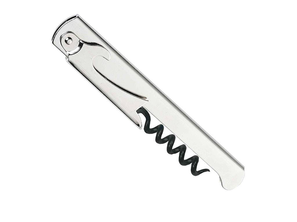 Corkscrew waiter nickel plated BOJ