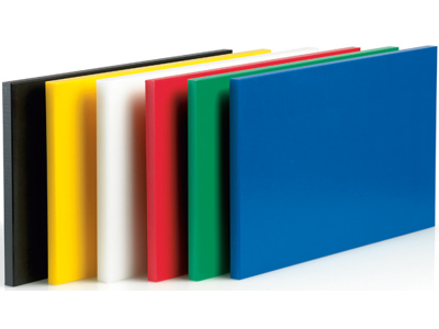 Cutting board polyd Red 75x40x2 cm with dup