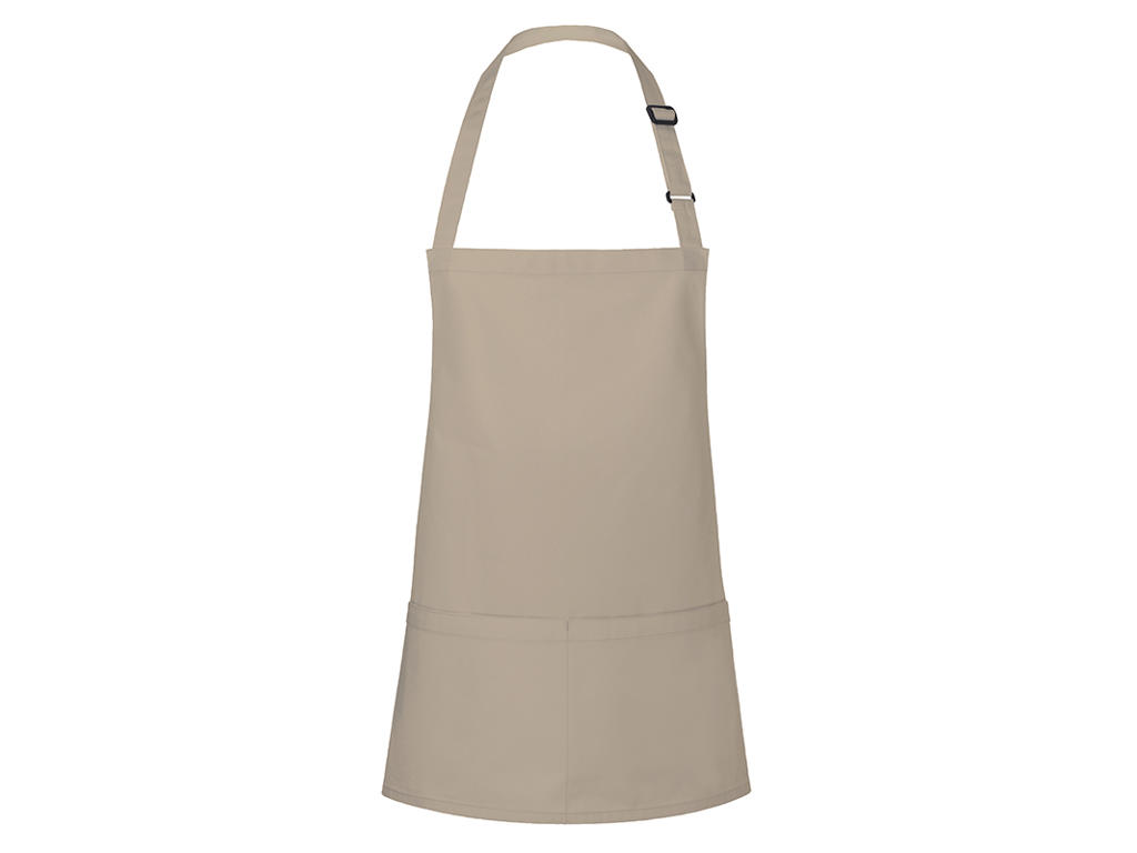 Apron with pockets Sand 75x60 cm
