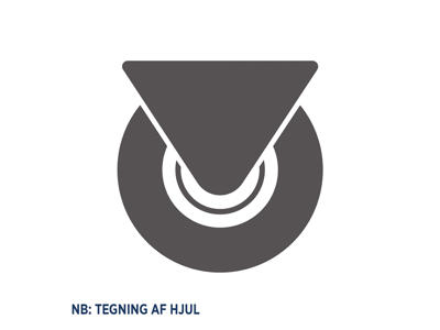 Wheels 4 pcs for CS tables