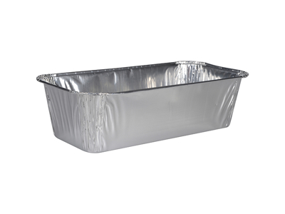 Aluminum tray w/lid 1.5 ltr 12.2x25.1 cm 100-P