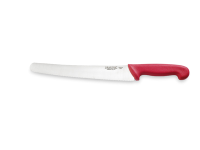 Universal knife, 25 cm, Granton, Red
