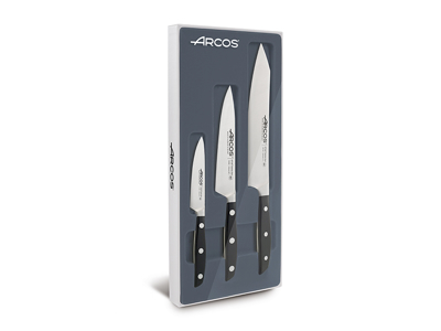Knife set, 3 pieces, Arcos Manhattan