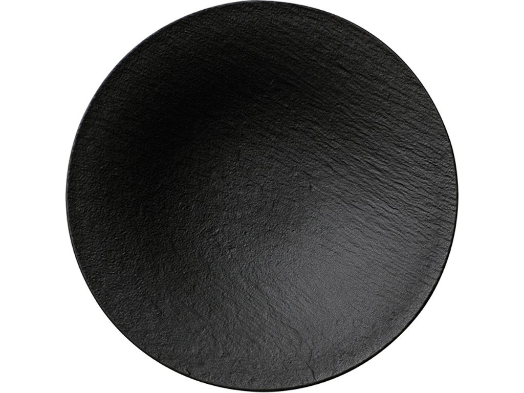 The Rock deep plate black Ø29 cm