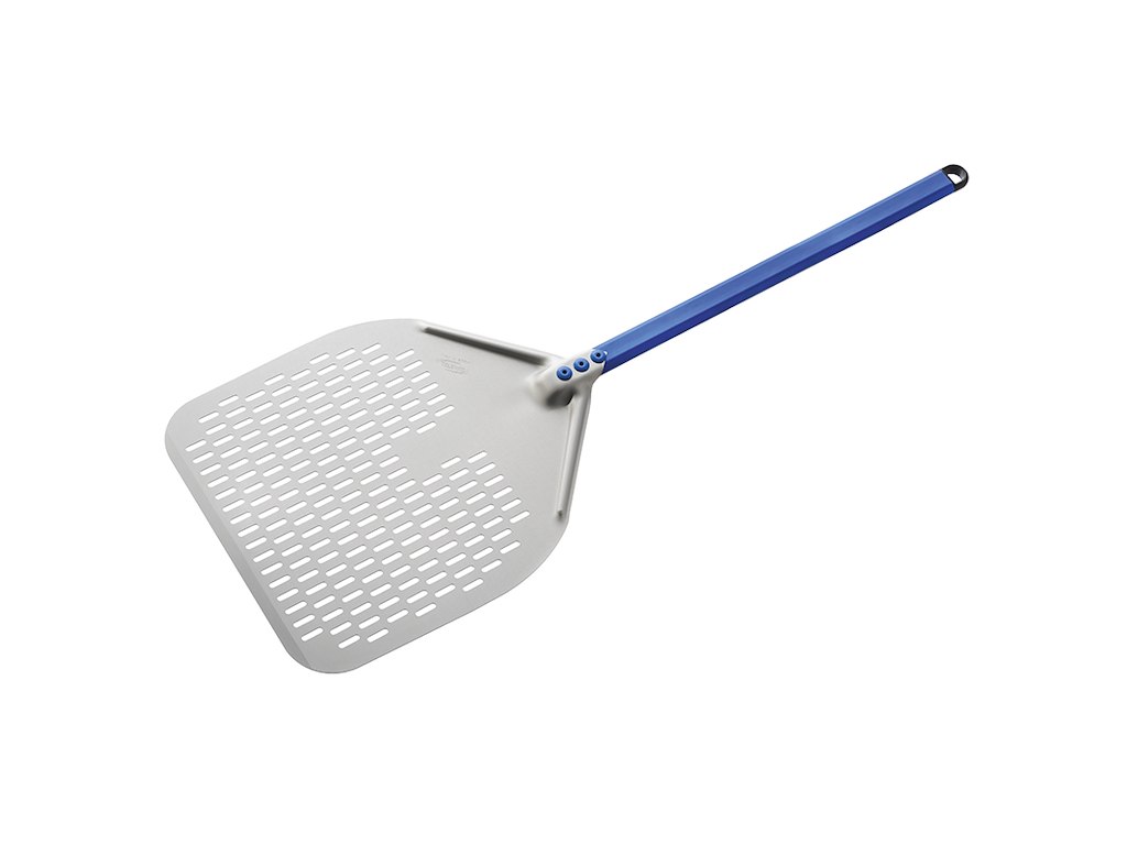 Pizza shovel 33x33 cm perf. 60 cm Azzurra