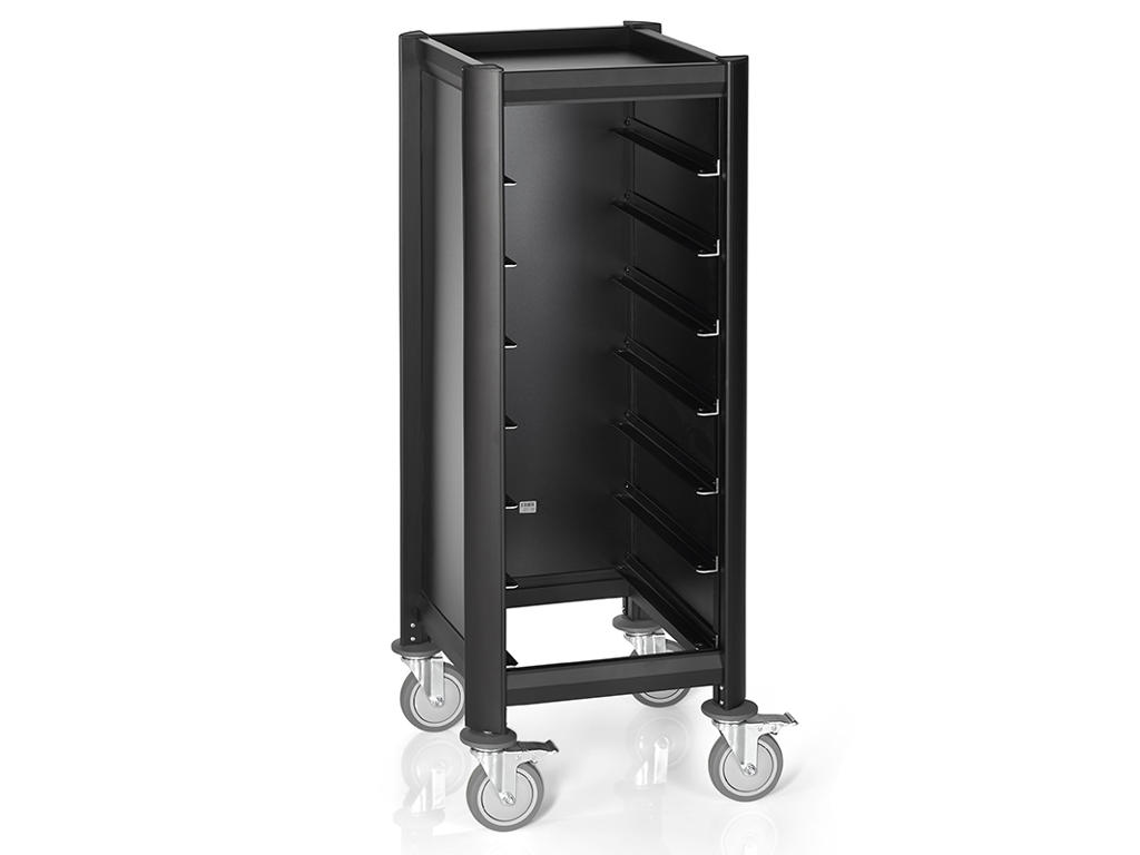 Trolley with sides for 7 trays 45.5x35.5c
