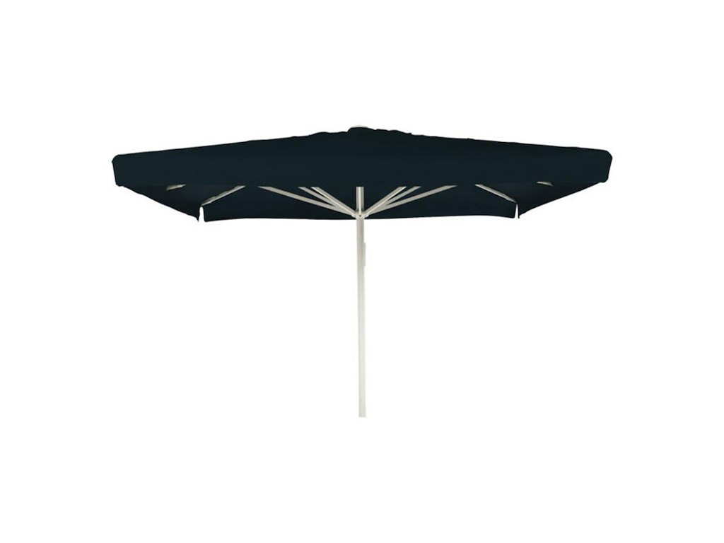 Parasol 3x3 m Black with Fringe Edge