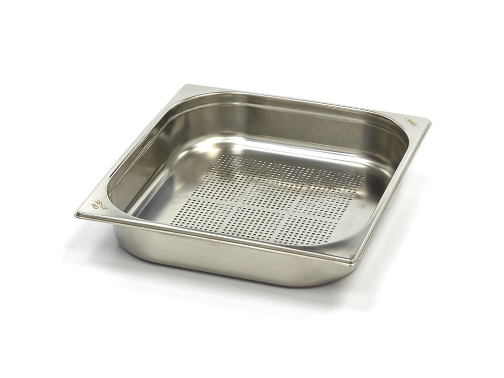 Perforated Canteen Container 2 / 3GN in Stainless Steel | 65mm