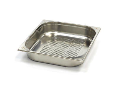 Perforated Canteen Container 2 / 3GN in Stainless Steel | 65mm