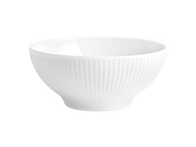 Bowl Pleat 1 liter 18 cm White